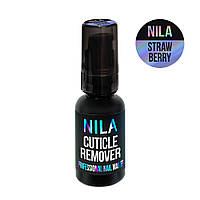 Nila Cuticle Remover ремувер для видалення кутикул лужної Полуниця, пластик+дозатор, 30мл