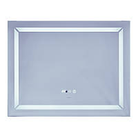 Дзеркало Mixxus Light MR01-90x70 (годинник, LED-підсвітка, антизапотівання) (MI5999)
