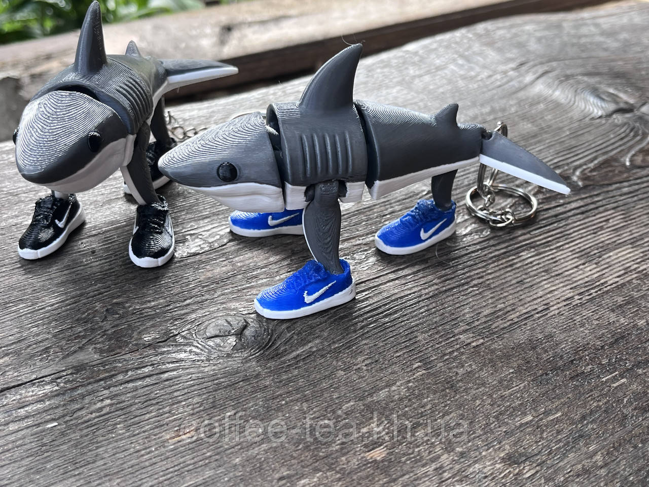 3D-друкований брелок "Акула Tralalero Tralala"(мініатюрна фігурка на ключі або рюкзаку) 12 см, фото 1