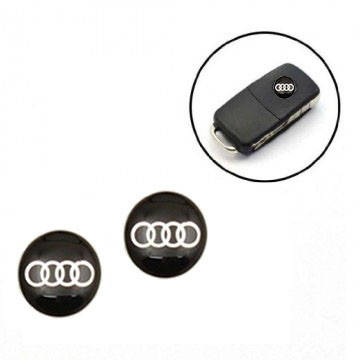 

Логотип наклейка на выкидной ключ Audi 12mm (Силикон)