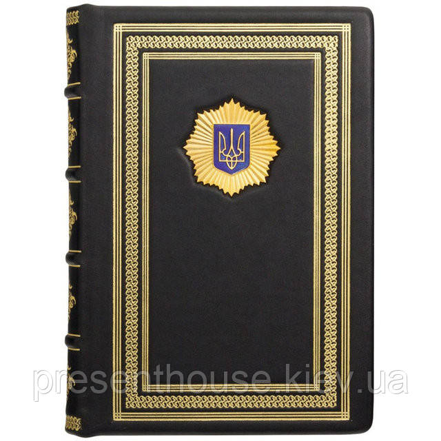 Щоденник шкіряний недатований "МВС" А5