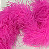 Страусове боа De'Lux TM "Glamora", шестишарове, колір Bright Pink  (01), 1 м, фото 2