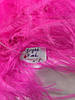 Страусове боа De'Lux TM "Glamora", шестишарове, колір Bright Pink  (01), 1 м, фото 5