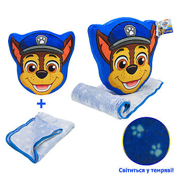 М’яка іграшка з пледом Paw Patrol Гонщик Kids Hits KH70/001L