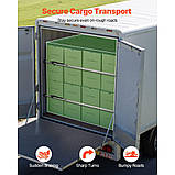 Vevor 310062 2 x Регульована вантажна планка з храповим механізмом 2261-2641 мм, Сталевий стабілізатор навантаження з нековзними, фото 2