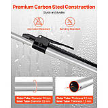 Vevor 310062 2 x Регульована вантажна планка з храповим механізмом 2261-2641 мм, Сталевий стабілізатор навантаження з нековзними, фото 4