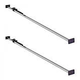 Vevor 310062 2 x Регульована вантажна планка з храповим механізмом 2261-2641 мм, Сталевий стабілізатор навантаження з нековзними, фото 10