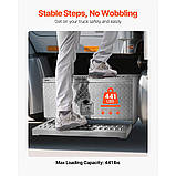 Vevor 310140 Бокс під сідло, 760x750x400 мм, алюмінієвий ящик для інструментів, ящик для зберігання для кабіни водія початкового, фото 3