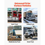 Vevor 310140 Бокс під сідло, 760x750x400 мм, алюмінієвий ящик для інструментів, ящик для зберігання для кабіни водія початкового, фото 5