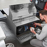 Vevor 310140 Бокс під сідло, 760x750x400 мм, алюмінієвий ящик для інструментів, ящик для зберігання для кабіни водія початкового, фото 8