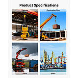 Vevor 310247 Ланцюговий строп, вантажопідйомний ланцюг 8 мм x 3 м з 2 гаками, вантажопідйомний строп зі сталевого сплаву G80,, фото 7