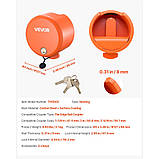 Vevor 310268 Протиугінний пристрій замка причепа для кульових зчеплень 47,5/50,8/58,7 мм, фото 7