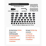 Vevor 310400 Набір інструментів для пресування підшипників, 52 предмети, набір гайковертів для ущільнень підшипників з 49 втулками, фото 7