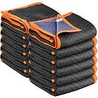 Vevor 313300 Ковдри для переїзду, упаковка з 12 шт., 1829 x 1016 мм, пакувальна ковдра з бавовняним наповнювачем, меблева ковдра,