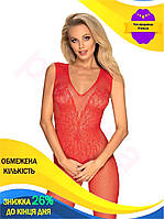 PR Комбинезон с аппликацией Uni Mix в виде крыльев Obsessive красный эротическое белье для женщин секс Per33/R