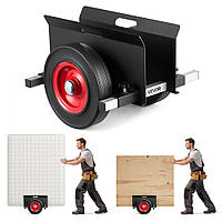 Vevor 314381 Візок для тарілок, 453,6 кг, Транспортер для тарілок з гумовими колесами, ролик для тарілок, Транспортний візок,