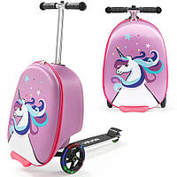 Vevor 314385 Валіза для самоката, об'єм 20 л, дорожня валіза з колесами Flash PU, ручка з протиковзкого покриття TPR, максимальна