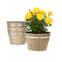 Бочки-кашпо