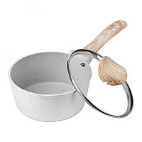 Vevor 311988 Каструля для супу 1,42 л з антипригарним покриттям, біла