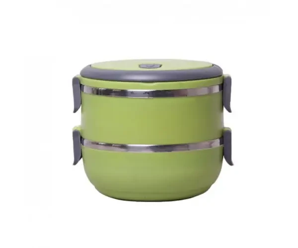 Ланч бокс подвійний Kamille 1400 мл., фото 1