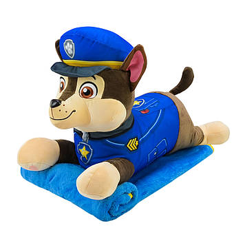 М’яка іграшка з пледом Paw Patrol Гонщик 2 в 1, 60 см, 115×75 см, арт. KH71/001L