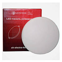 LED панель універсальна кругла Ø220 мм 32Вт, нейтральний білий 4000К, 3200 Лм, Electro House, Якість