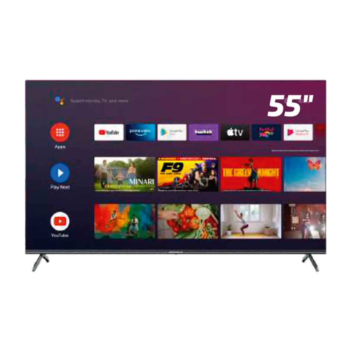 Телевізор Grunhelm Q55UN701-GA11V 55" QLED Ultra HD 4K Android TV, фото 1