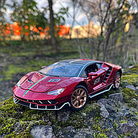 Іграшкова машинка Lamborghini Aventador металева колекційна моделька автомобіля інерційна Ламборджині Авентадор LP770 для дітей