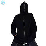 Тепла зипка на блискавці з капюшоном тринитка на флісі 42-48, фото 2