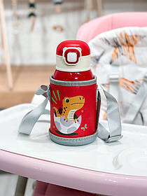 Термос дитячий із трубочкою 500 мл, Діно