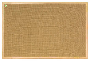 Дошка 30x40 см джутова в дерев'яній рамці