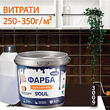 Фарба для плитки епоксидна Plastall™ 4.5кг Коричневий plastall, фото 3