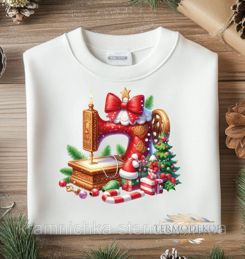 Новорічні наклейки, фото 1