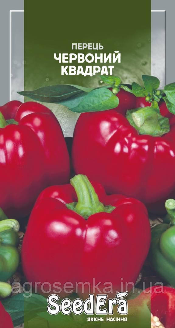 Перець Солодкий Червоний Квадрат 0.2г, фото 1