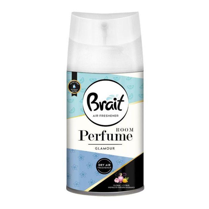 Змінний балон до автоматичного аерозольного освіжувача повітря Brait гламур 250 мл, фото 1