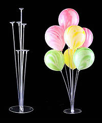 Підставка для повітряних кульок 7 шт 70 см + діодна стрічка подарунок