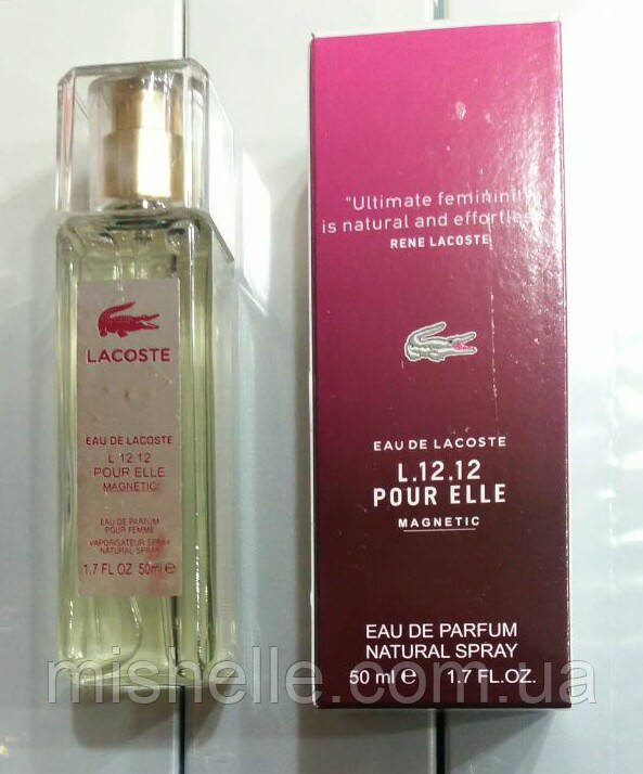 Парфюм для женщин Lacoste Eau de Lacoste L.12.12 Pour Elle Magnetic ( Эу Де Лакост л.12.12. Пур Эль Магнетик) - фото 1 - id-p492052203