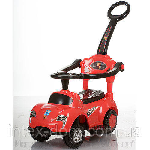Дитяча машинка каталка толокар Bambi M 3274-2-3 музика батьківська ручка колесо 360градусов, фото 1