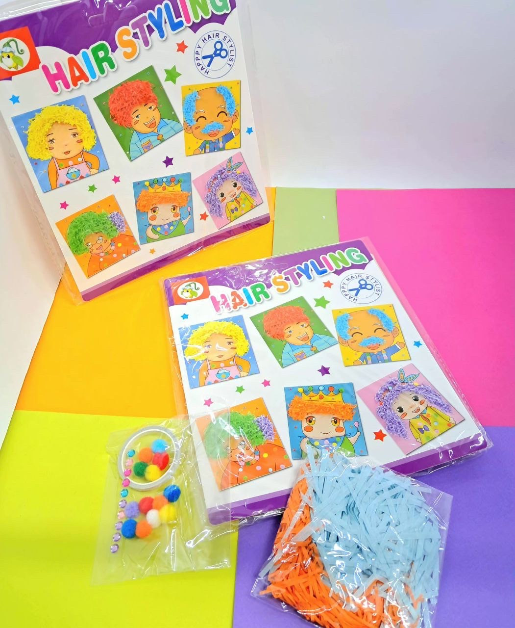 Набір для творчості "Прикрась портрет волосся" 22*19 см, фото 1