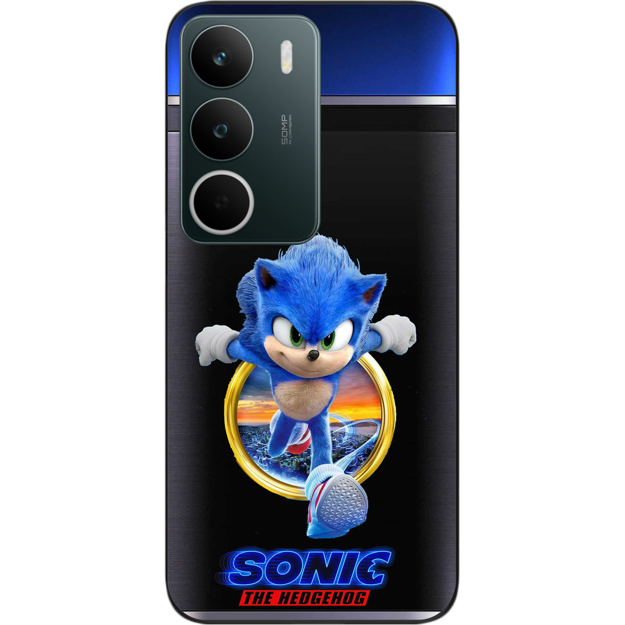 Силіконовий чохол Epik для Realme C71 4G з картинкою Їжак Сонік, фото 1