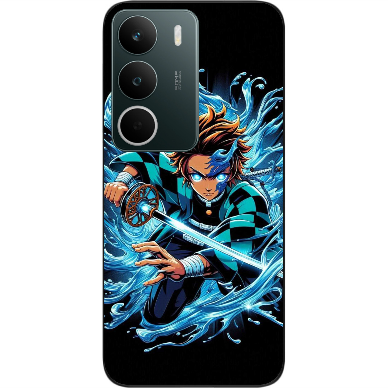 Силіконовий чохол Epik для Realme C71 4G з принтом Demon Slayer Водна лють, фото 1