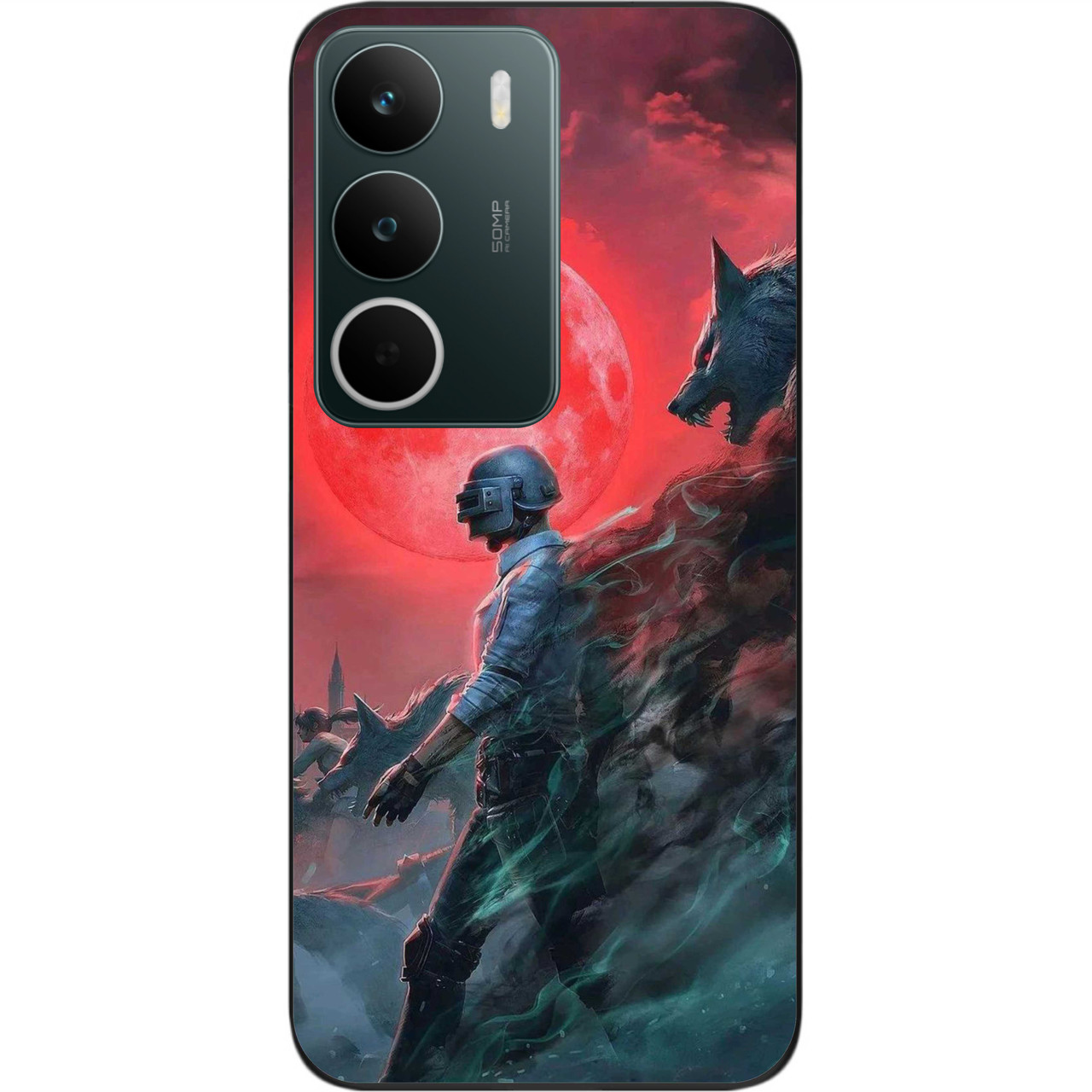 Чохол силіконовий Epik для Realme C71 4G з картинкою PUBG Кривавий місяць, фото 1