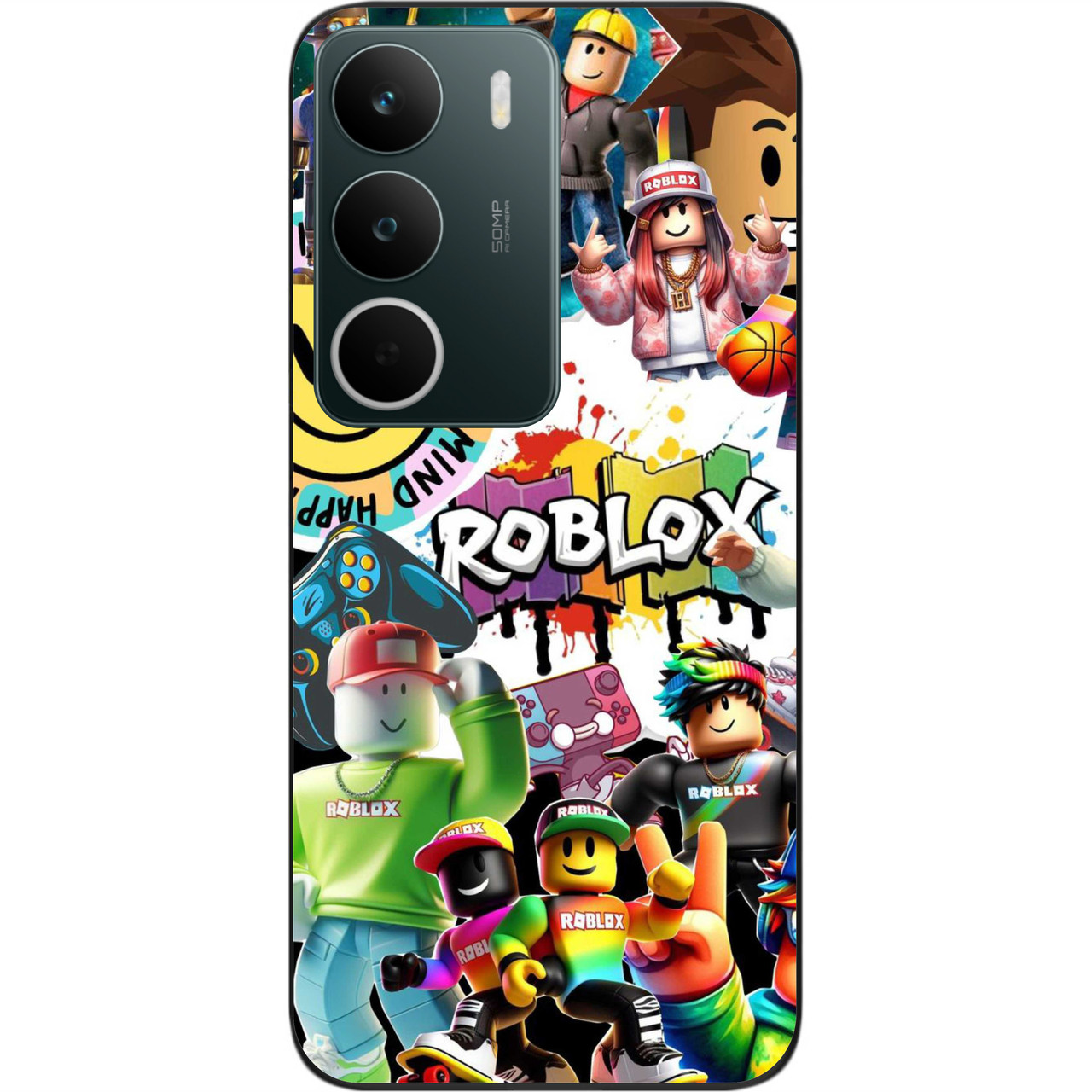 Чохол силіконовий Epik для Realme C71 4G з принтом Roblox стріт арт, фото 1