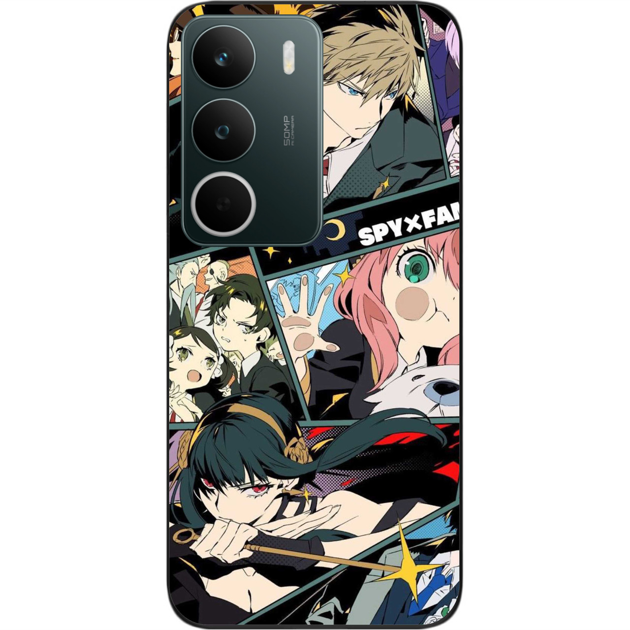 Чохол силіконовий Epik для Realme C71 4G з принтом Spy Family Таємне життя, фото 1