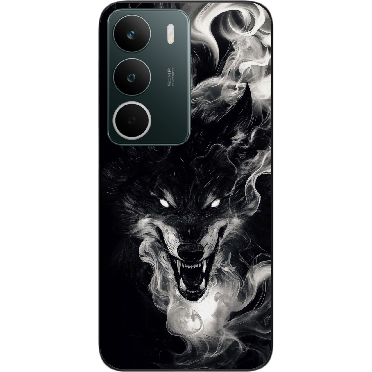 Чохол силіконовий Epik для Realme C71 4G з принтом Туманний вовк, фото 1