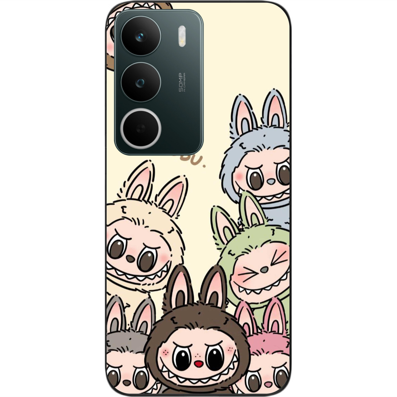 Силіконовий чохол Epik для Realme C71 4G з принтом Лабубу Команда, фото 1