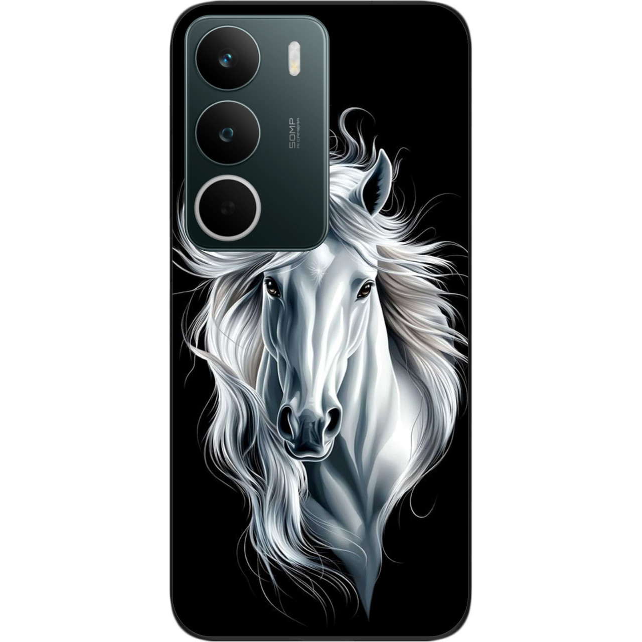 Силіконовий чохол Epik для Realme C71 4G з принтом Біла грація, фото 1