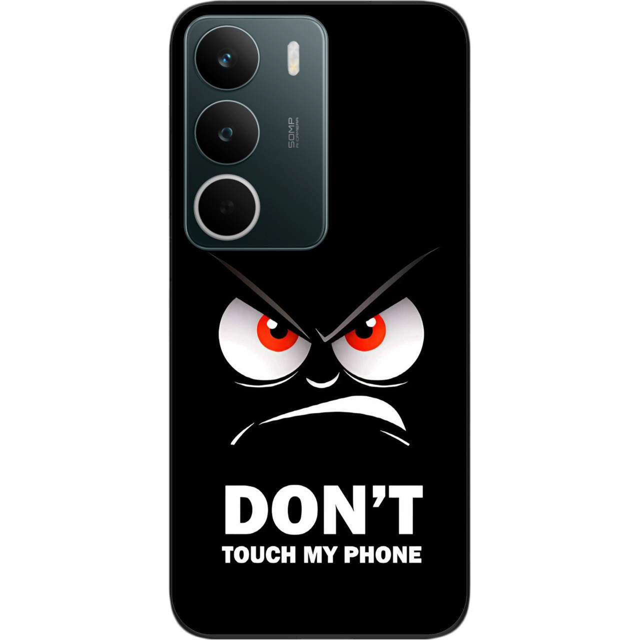 Чохол силіконовий Epik для Realme C71 4G з принтом Не чіпай мій телефон, фото 1