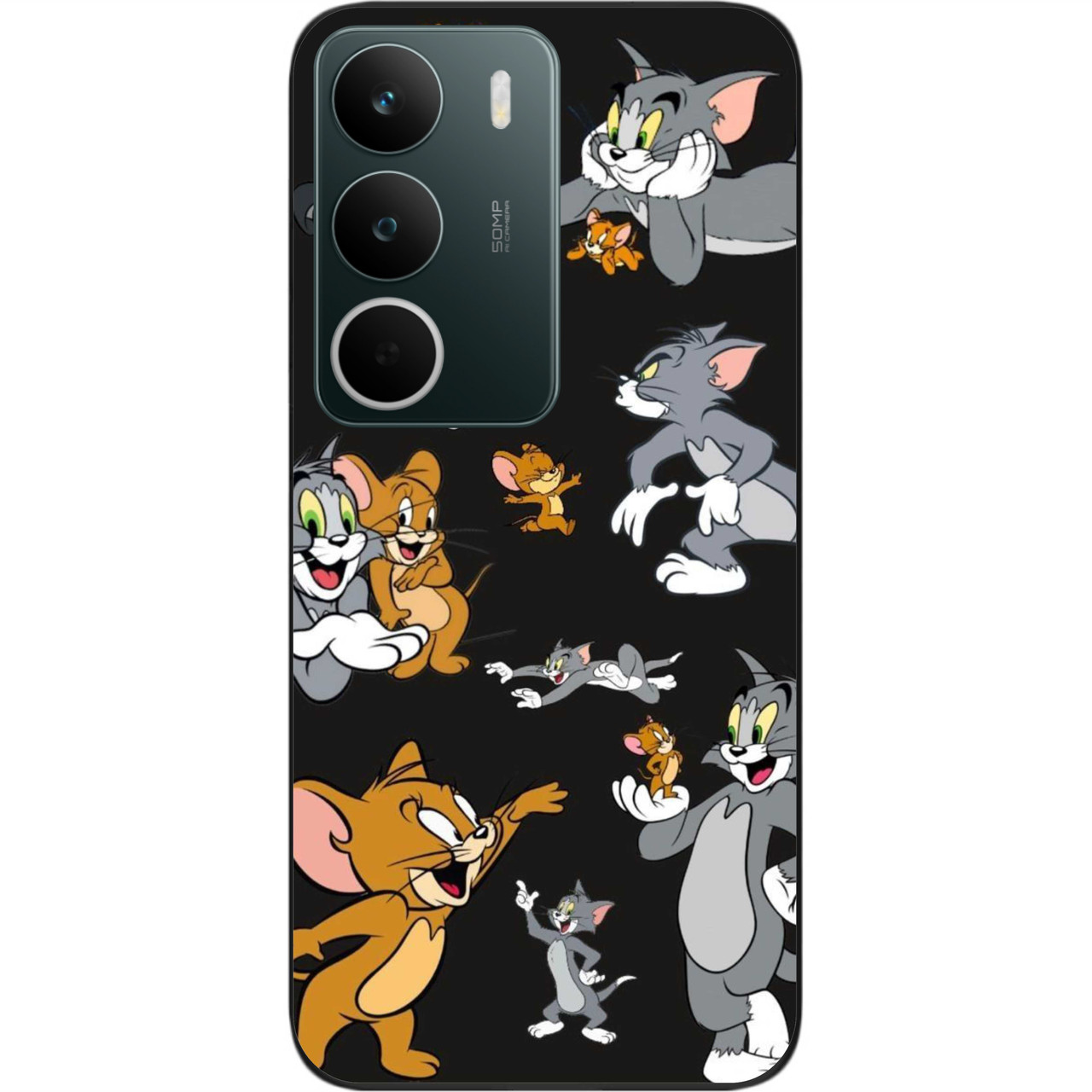 Чохол силіконовий Epik для Realme C71 4G з принтом Дружба Том і Джері, фото 1