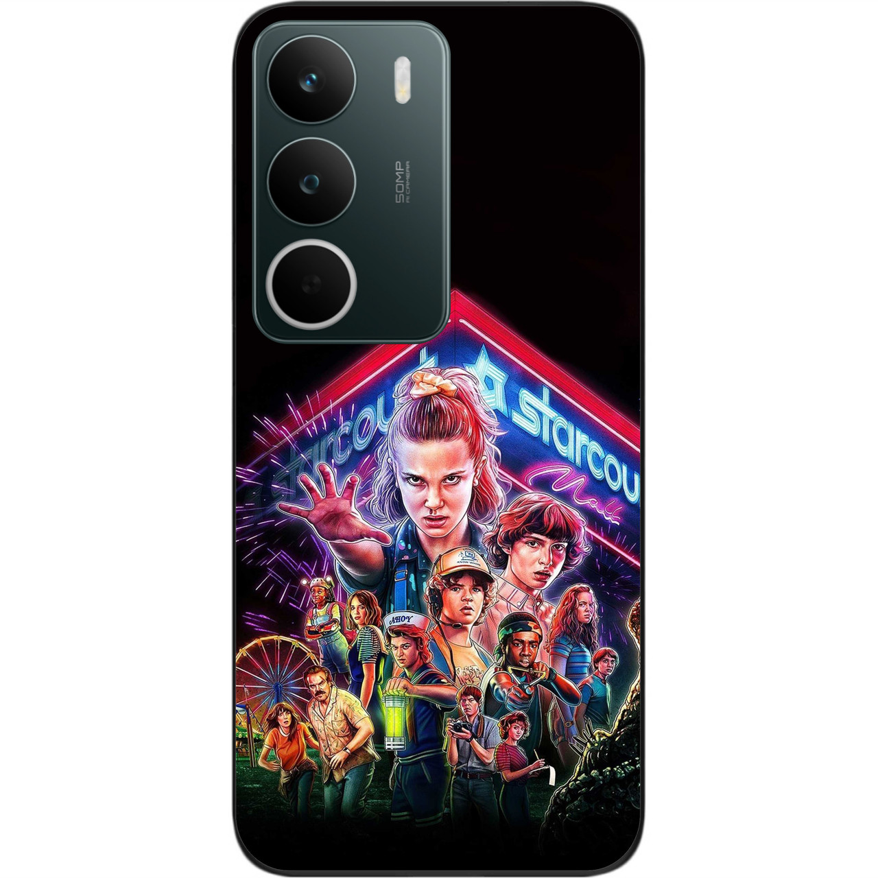 Силіконовий чохол Epik для Realme C71 4G з принтом Stranger Things Команда, фото 1